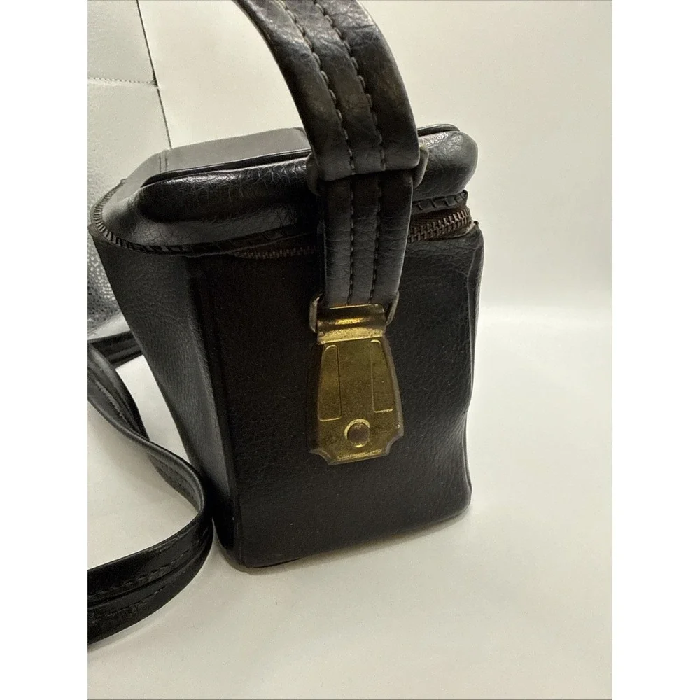 Vintage Kodak Camera Bag Carrying Case Shoulder Strap Black Zip Adjustable Strap